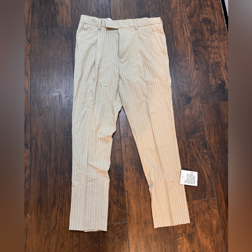 Pine stripe work pants